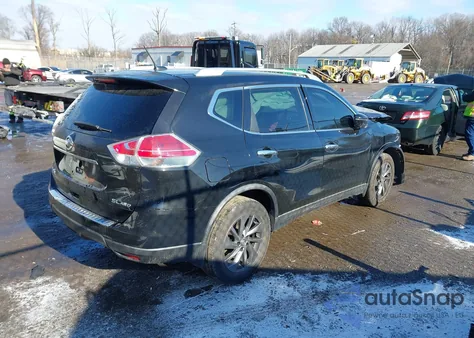 2016 Nissan Rogue Sl z USA, uszkodzony, nr VIN KNMAT2MV4GP690009